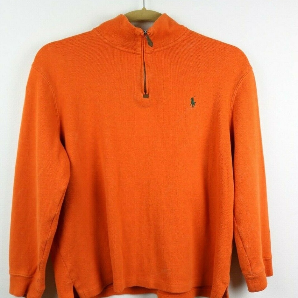 Polo Ralph Lauren Men Sweater Pullover 1/4 Zip XL - Picture 2 of 7